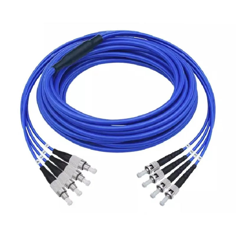 Quad FC/UPC-ST/UPC диелектрични крпени жици докажани од глодари